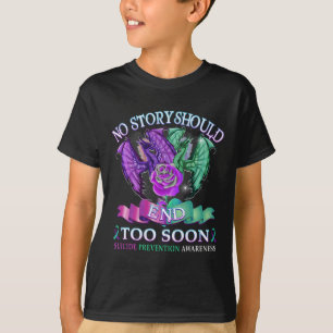 Camiseta Dragão da Consciência do Suicídio Nenhuma História