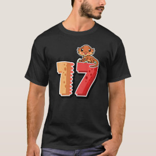 Camiseta Dragão de 17.º Aniversário do Rótulo Animal