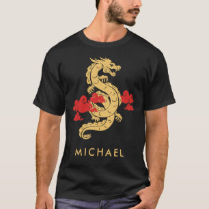 Camiseta Dragão de Ano Novo Chinês 2024 Personalizado