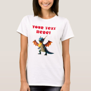 Camiseta Dragão de Ano Novo Chinês para Queimar Fogo Person