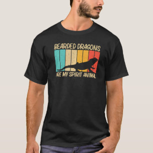 Camiseta Dragão De Barba legal Para Homens Mulheres Répteis