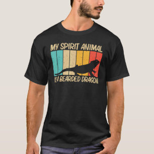 Camiseta Dragão De Barba legal Para Homens Mulheres Répteis