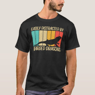 Camiseta Dragão De Barba legal Para Homens Mulheres Répteis