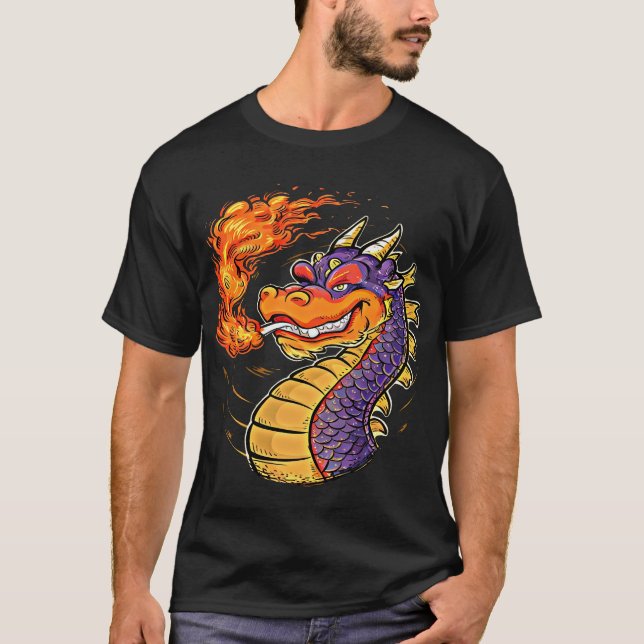 Camiseta Dragão de Breve-Fogo (Frente)