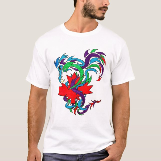 Camiseta Dragão de Canadá (Frente)