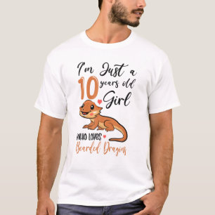 Camiseta Dragão De Carborada Amadurece 10A Rapariga De Aniv
