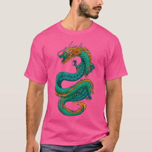 Camiseta Dragão de fantasia japonês