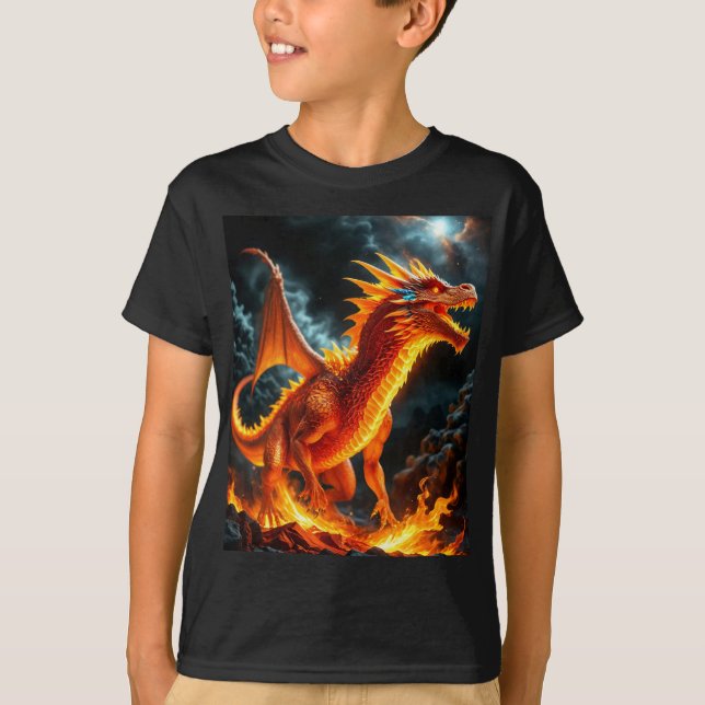 Camiseta Dragão de Fogo (Frente)
