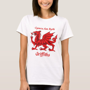 Camiseta Dragão de Griffiths Galês