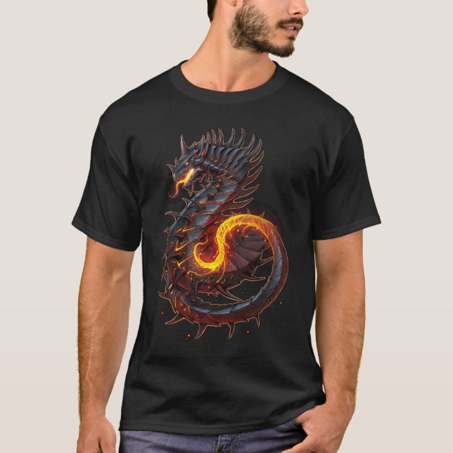 Camiseta Dragão de incêndio (Frente)