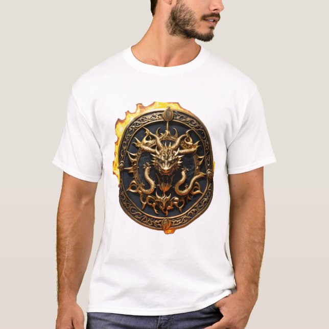Camiseta Dragão de incêndio (Frente)