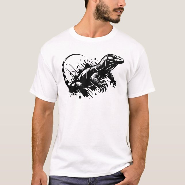 Camiseta dragão de Komodo (Frente)