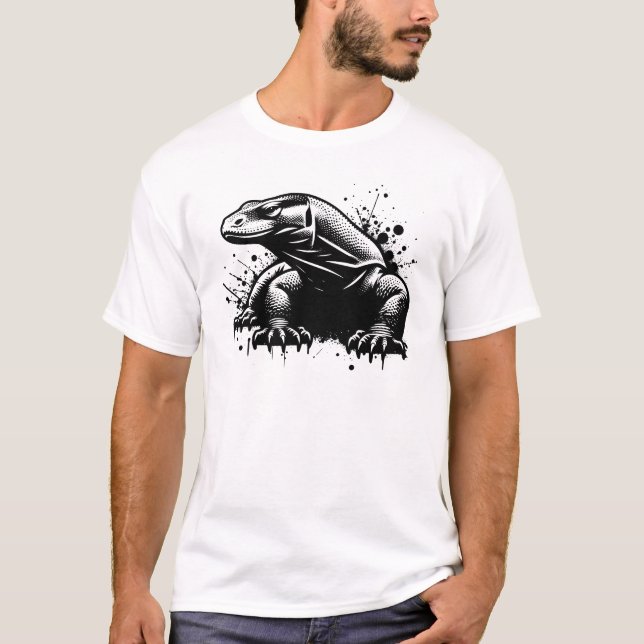 Camiseta dragão de Komodo (Frente)