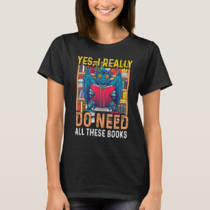 Camiseta Dragão de Leitura Mítica Voadora do Bookworm