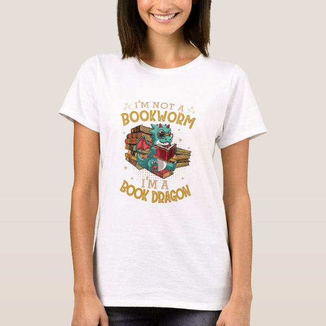Camiseta Dragão de Livro (Frente)