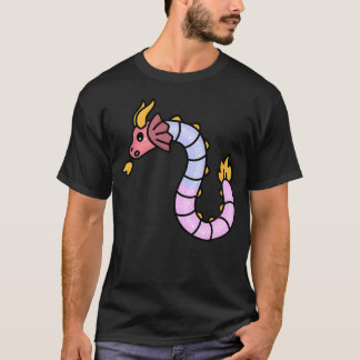 Camiseta Dragão de Minhoca Gummy Doce Criatura Pun Art Dive