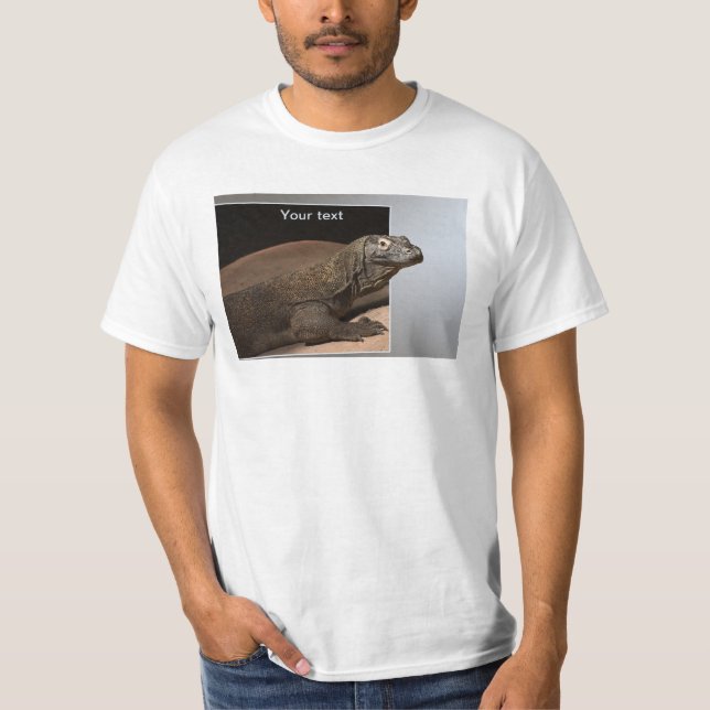 Camiseta Dragão de monitoramento da Ilha Komodo (Frente)