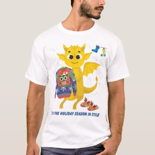 Camiseta Dragão de Natal