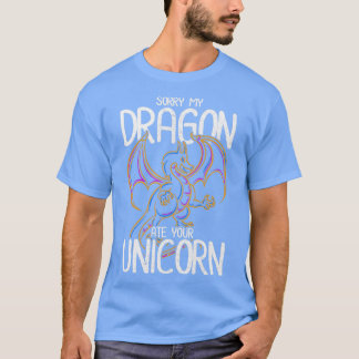 Camiseta Dragão de Piada Edgy Unicorn - Dragões Retro