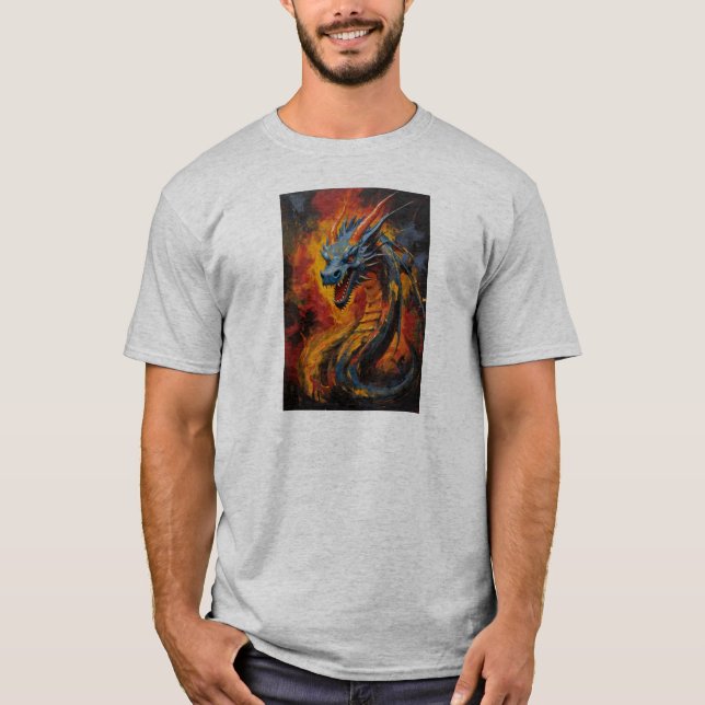 Camiseta Dragão de Respiração Fantasia (Frente)