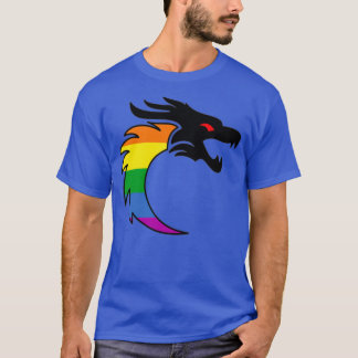 Camiseta Dragão de Sinalizador de Orgulho