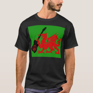 Camiseta Dragão de Violão Celta Galês