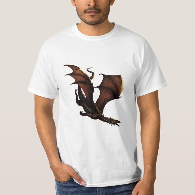Camiseta Dragão de vôo de Ciruelo´s (Frente)