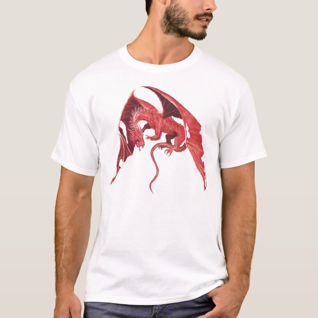 Camiseta Dragão de vôo vermelho (Frente)