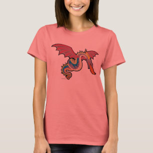 Camiseta Dragão deRespiração colorido