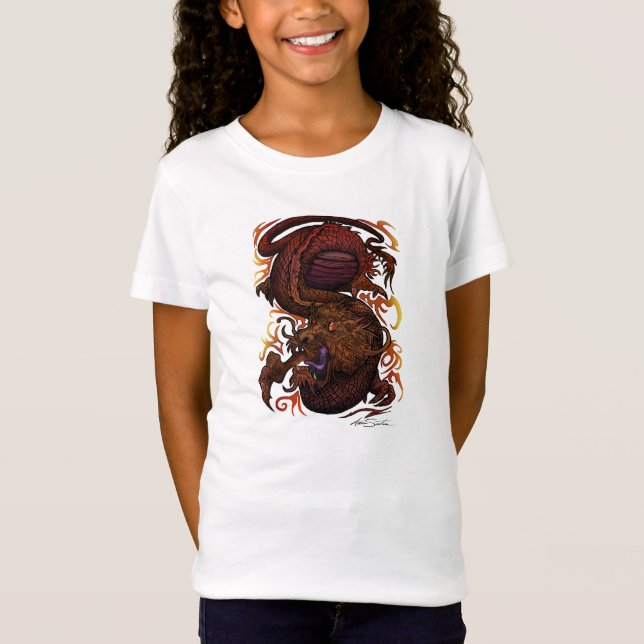 Camiseta Dragão (Design de assinatura) (Frente)