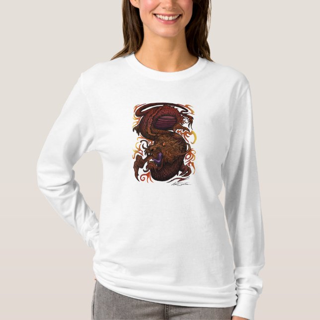 Camiseta Dragão (Design de assinatura) (Frente)