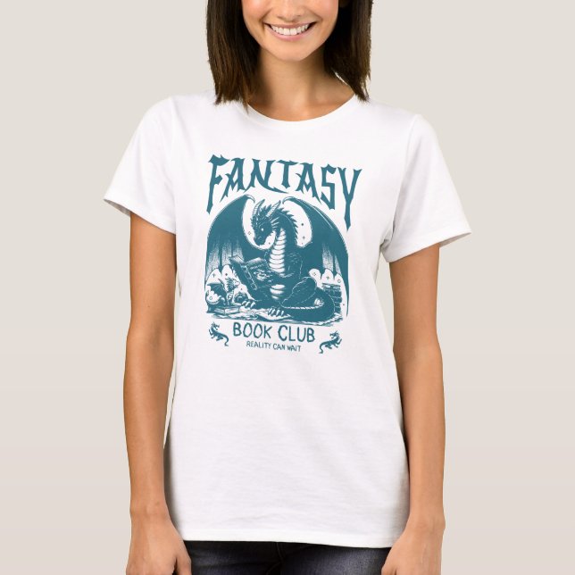 Camiseta Dragão do Clube de Livro Fantasia (Frente)
