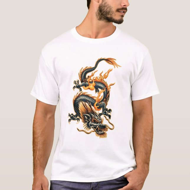 Camiseta Dragão do fogo (Frente)