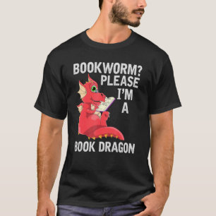 Camiseta Dragão do Livro de Leitura de Bibliotecas