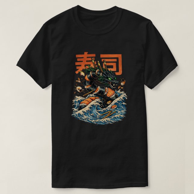 CAMISETA DRAGÃO DO MAR DE SUSHI (Frente do Design)