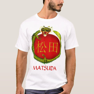 Camiseta Dragão do monograma de Matsuda