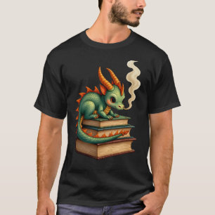 Camiseta Dragão do Tesouro de Livros