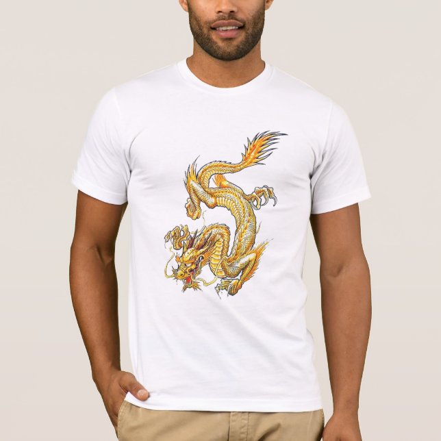 Camiseta Dragão dourado - 09 (Frente)