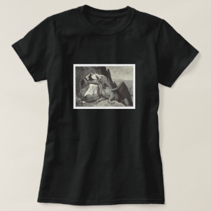 Camiseta Dragão e donzela do animal de estimação