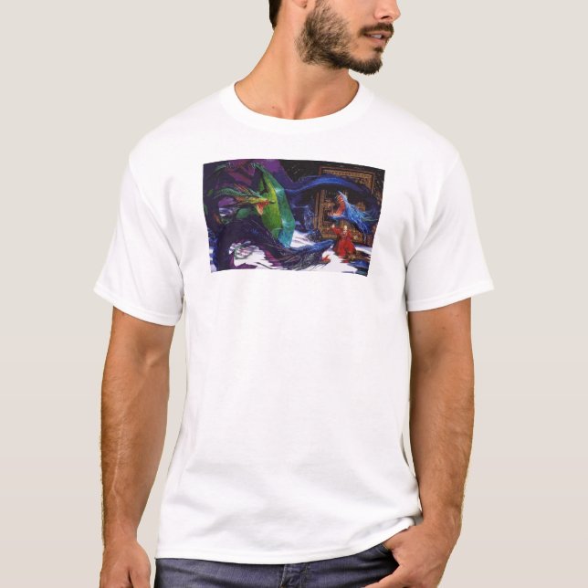 Camiseta Dragão e feiticeiro (Frente)