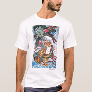 Camiseta Dragão e tigre