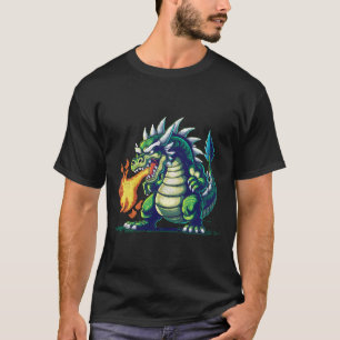 Camiseta Dragão em chamas