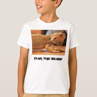 Camiseta dragão farpado "beardie" "MEDO T DA BARBA"