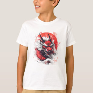 Camiseta Dragão festivo chinês de ano novo celebra prostitu