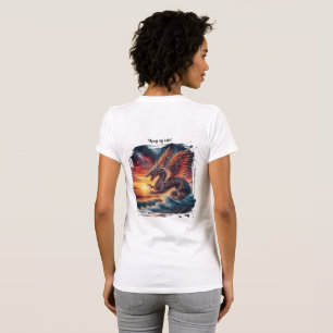Camiseta Dragão Filipino Ardente na Praia
