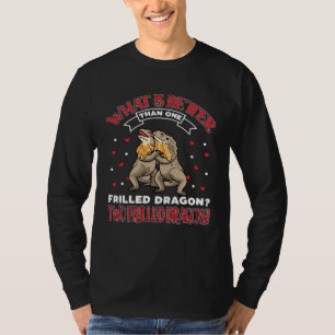 Camiseta Dragão Franjado Lagarto de Pescoço Franjado Réptil