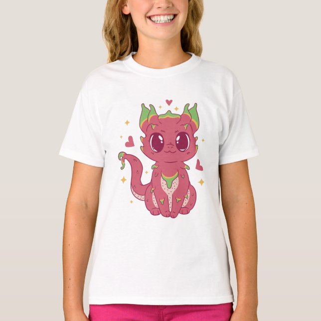 Camiseta Dragão Fruta Bebês (Frente)