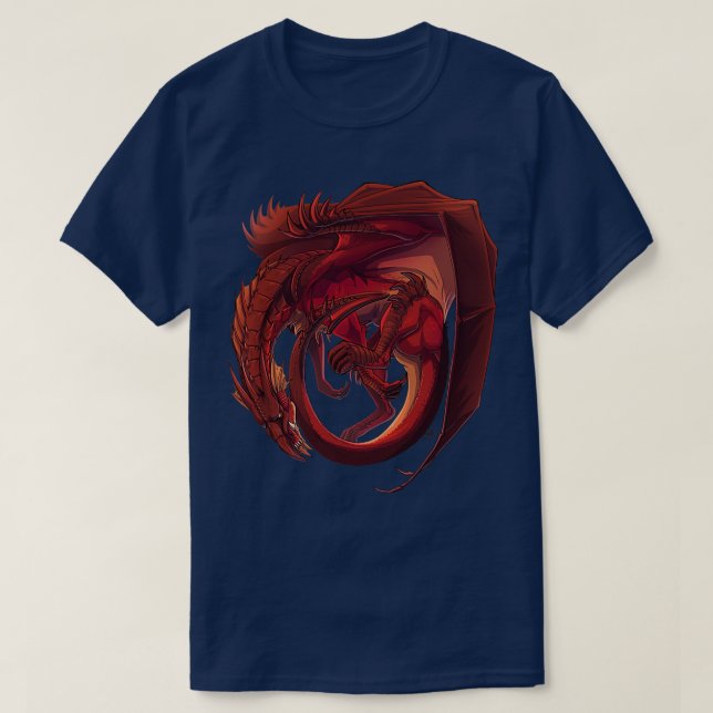 Camiseta Dragão galês (Frente do Design)
