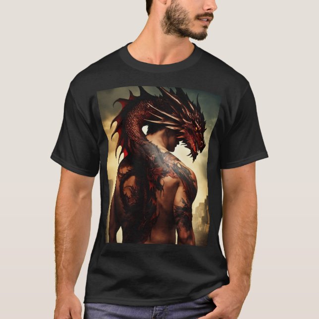 Camiseta Dragão guerreiro (Frente)