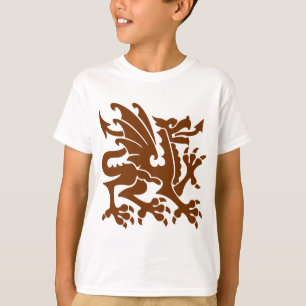 Camiseta Dragão heráldico 01 - noz